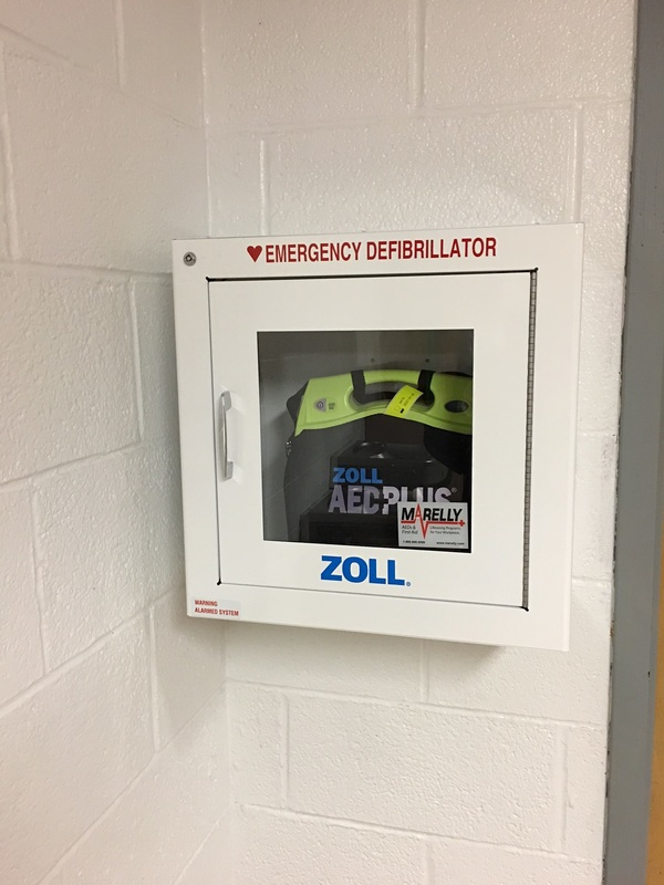 Photo of AED machine