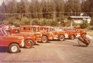 May contain: transportation, vehicle, truck, and fire truck