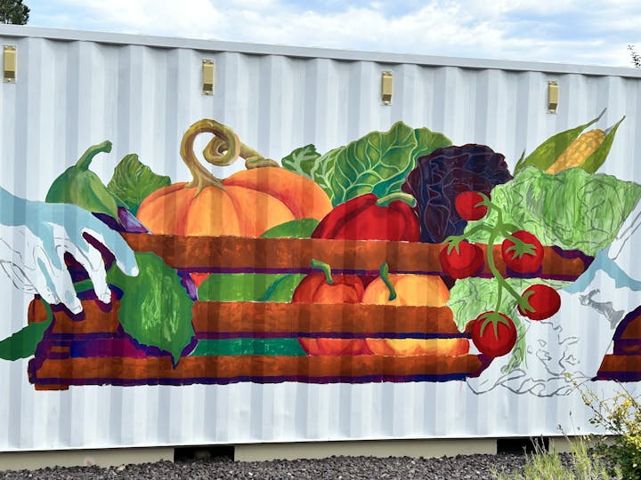 May contain: art, painting, and mural
