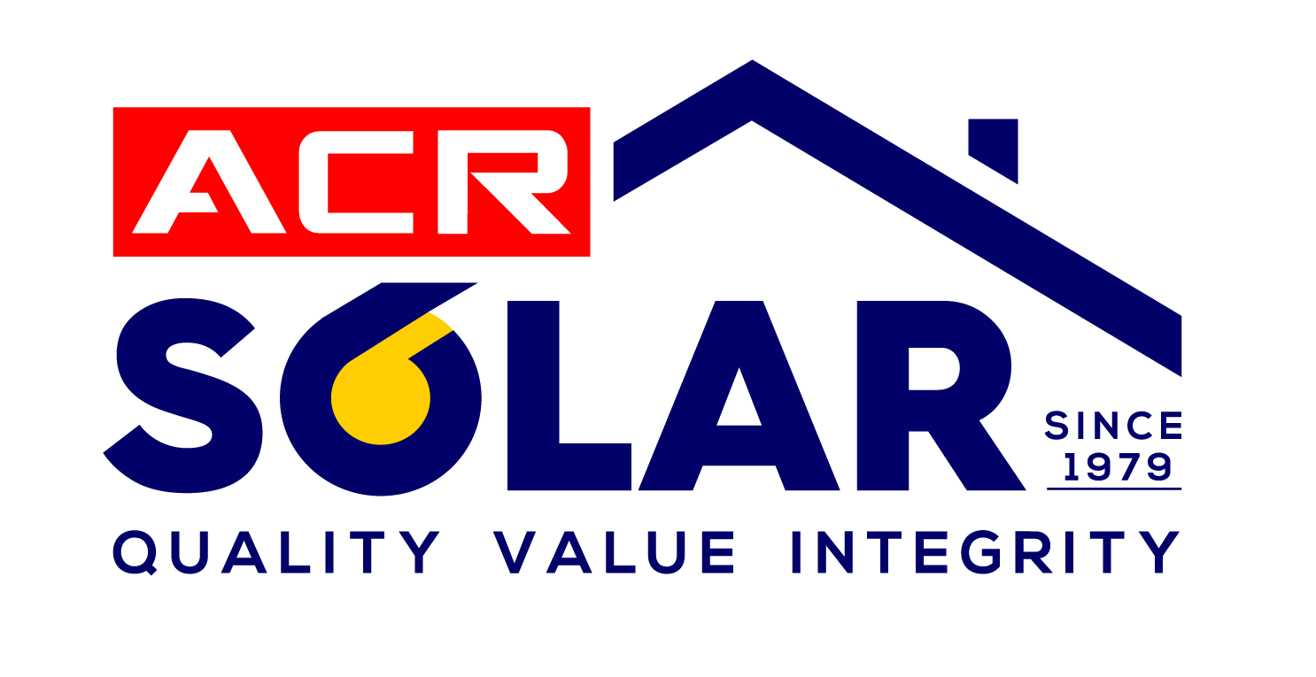 ACR Solar logo with text: "Quality Value Integrity" and "Since 1979."