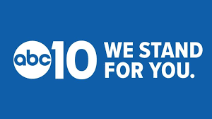 Blue background with "abc 10" logo and the text "WE STAND FOR YOU." in white.