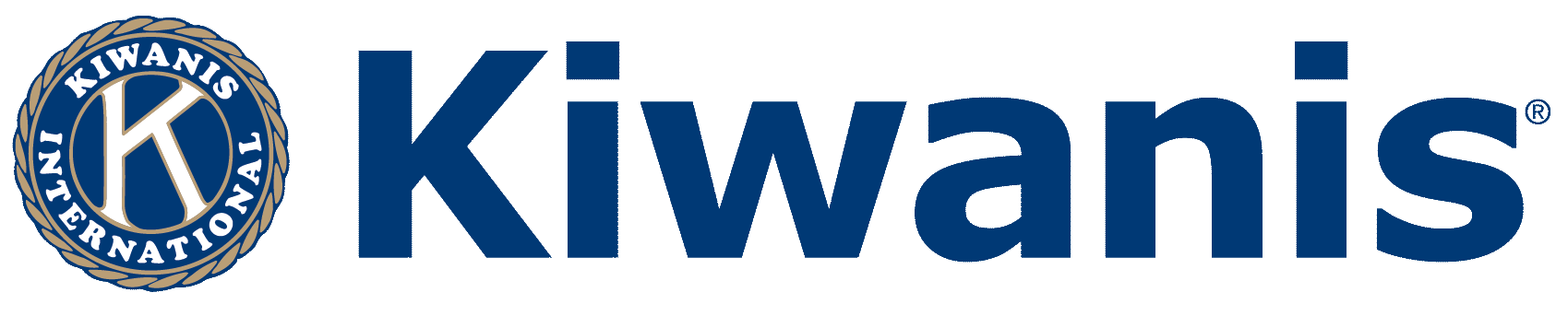 The image shows the Kiwanis International logo and name.