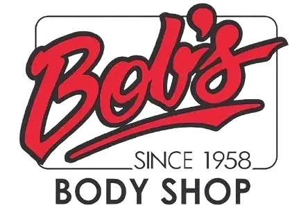Logo of "Bob's Body Shop" with "Since 1958" text in red and black.