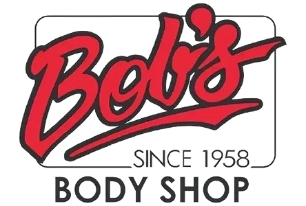 Logo of "Bob's Body Shop" with "Since 1958" text in red and black.