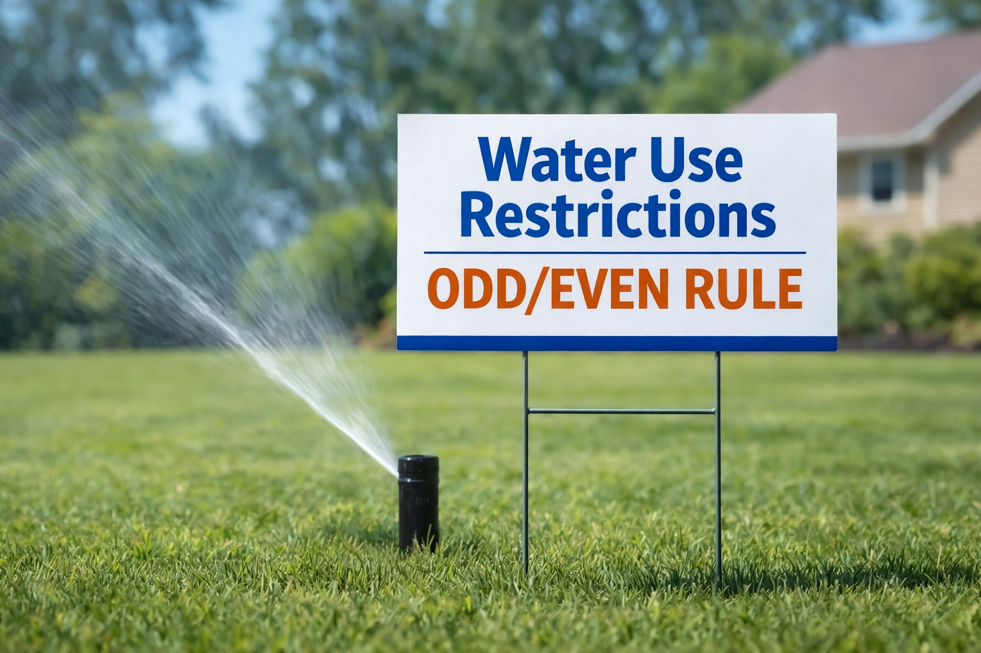 May contain: grass, plant, water, lawn, and machine