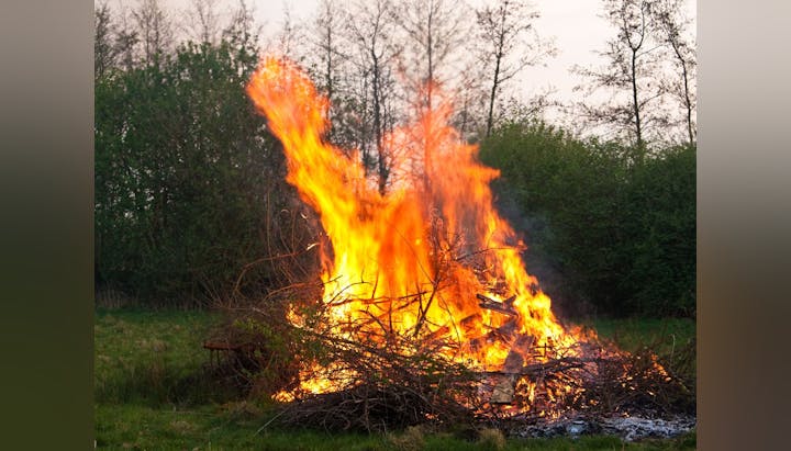 May contain: fire, bonfire, and flame