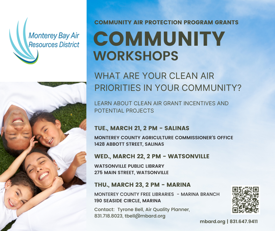 Community Air Protection Program AB 617 Community Air Protection - Monterey Bay Air Resources District