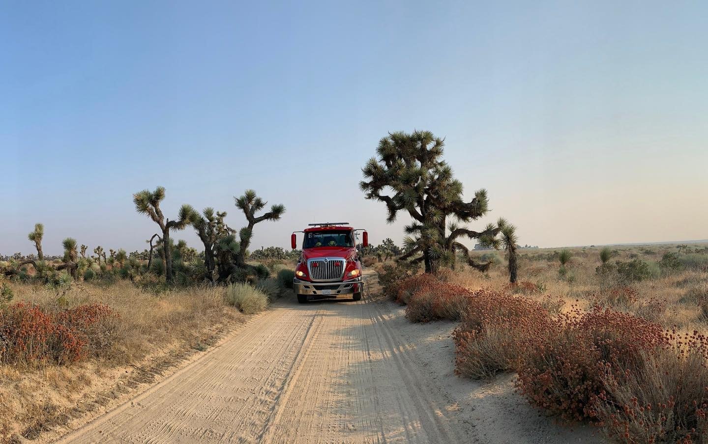 May contain: vehicle, transportation, truck, and fire truck