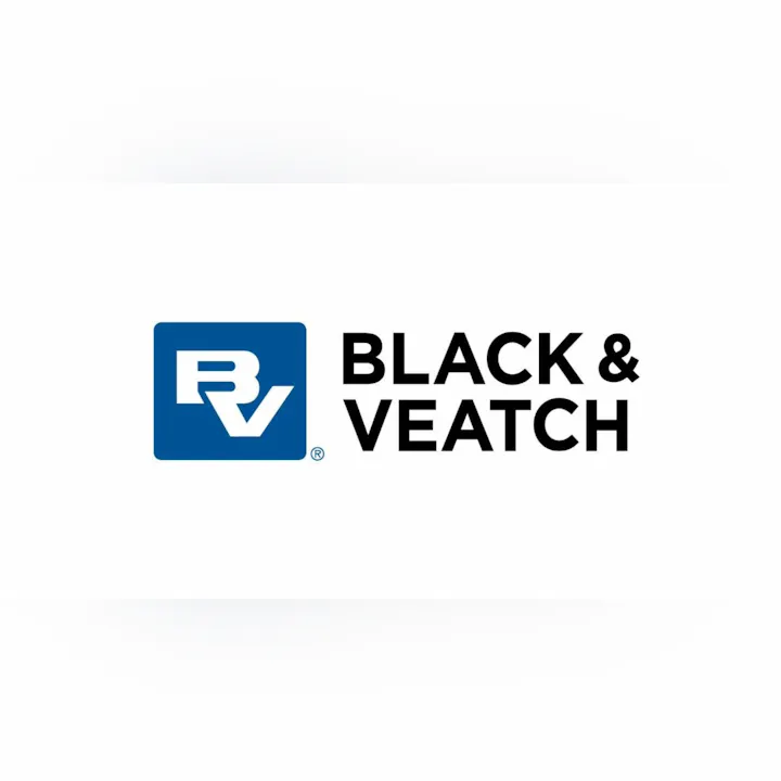 The image features the logo of Black & Veatch, a global engineering and construction company.