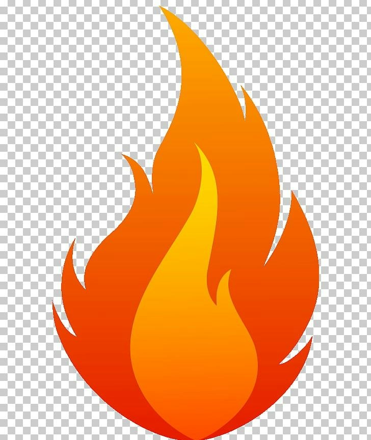 A stylized flame graphic with an orange and yellow gradient on a checkered background indicating transparency.