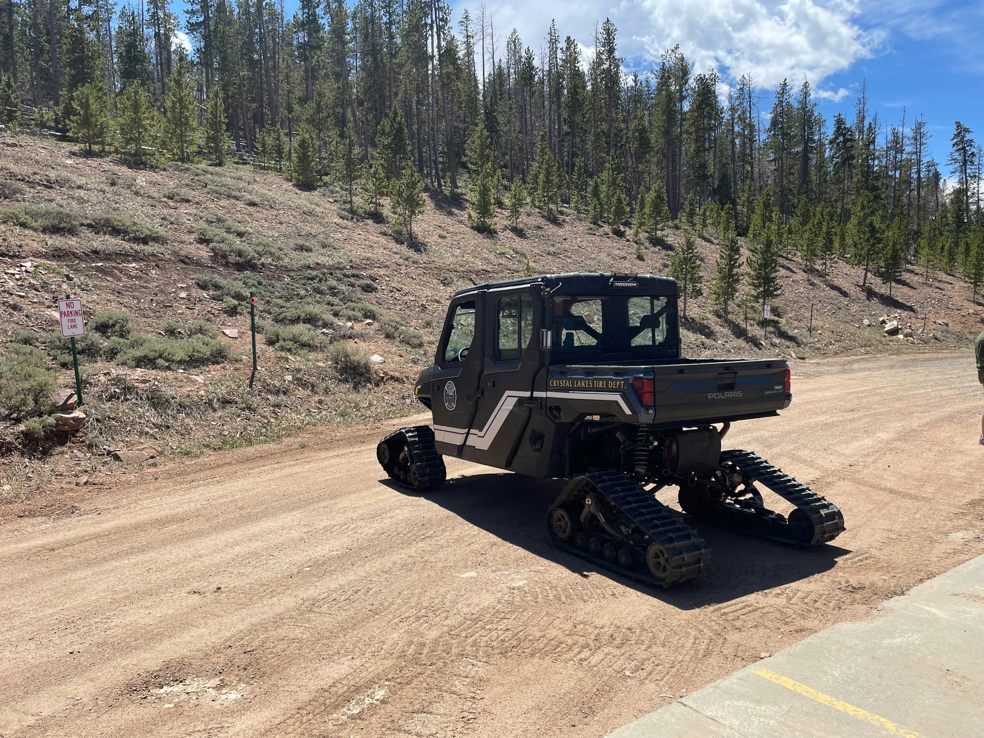 UTV 1 with tracks