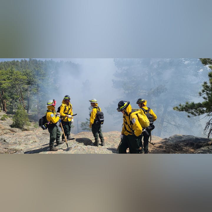 CLVFD & RFLVFD fighting wildland fire on 6-1-24