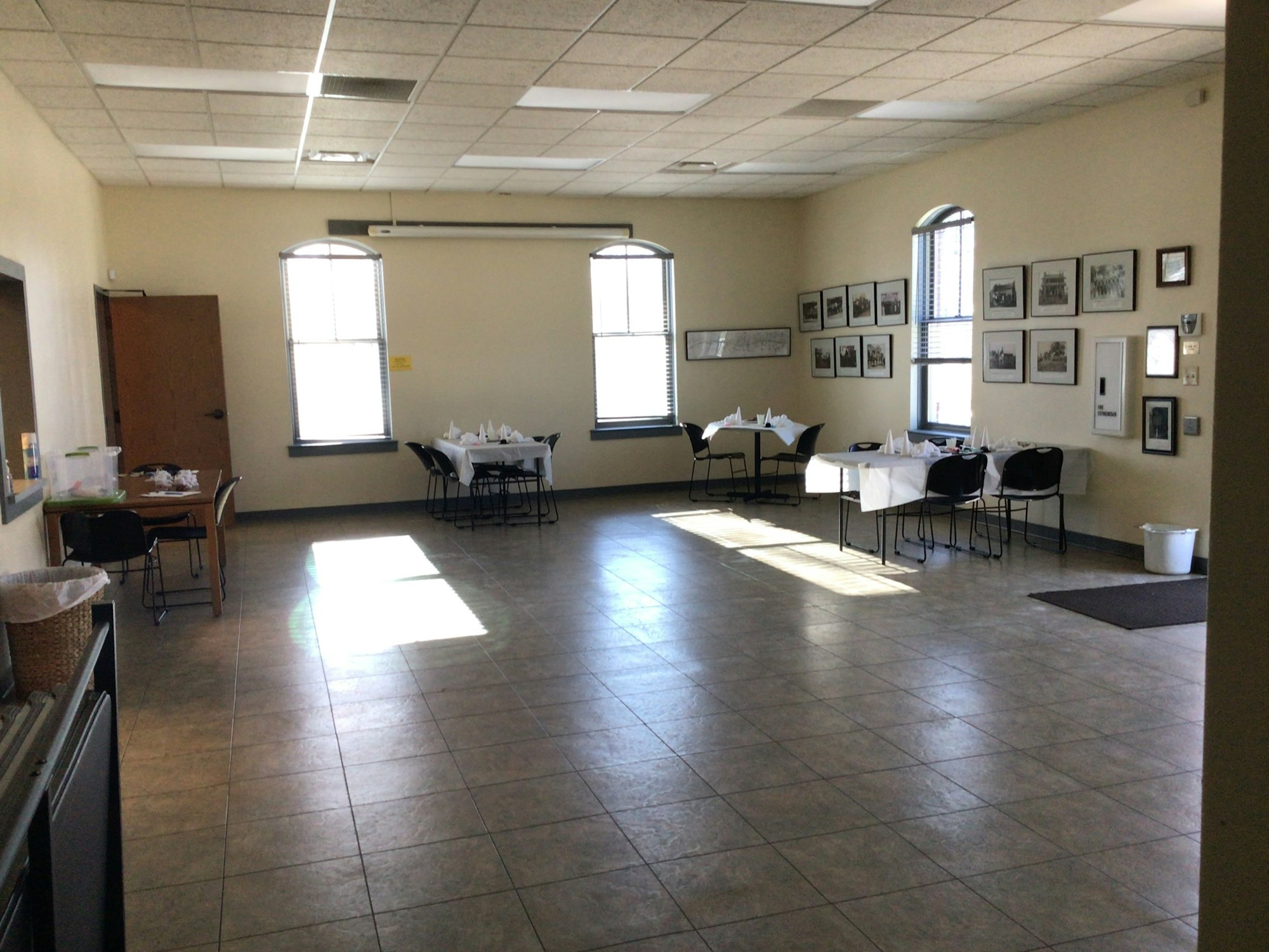 The capacity of the community room is 50.