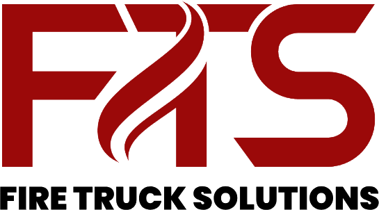 A logo with the letters "FTS" above the phrase "FIRETRUCK SOLUTIONS", stylized in red and black.