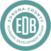 Logo of Sonoma County Economic Development Board with "EDB" in the center.