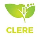 A green logo with a leaf design and the word "CLERE" underneath.
