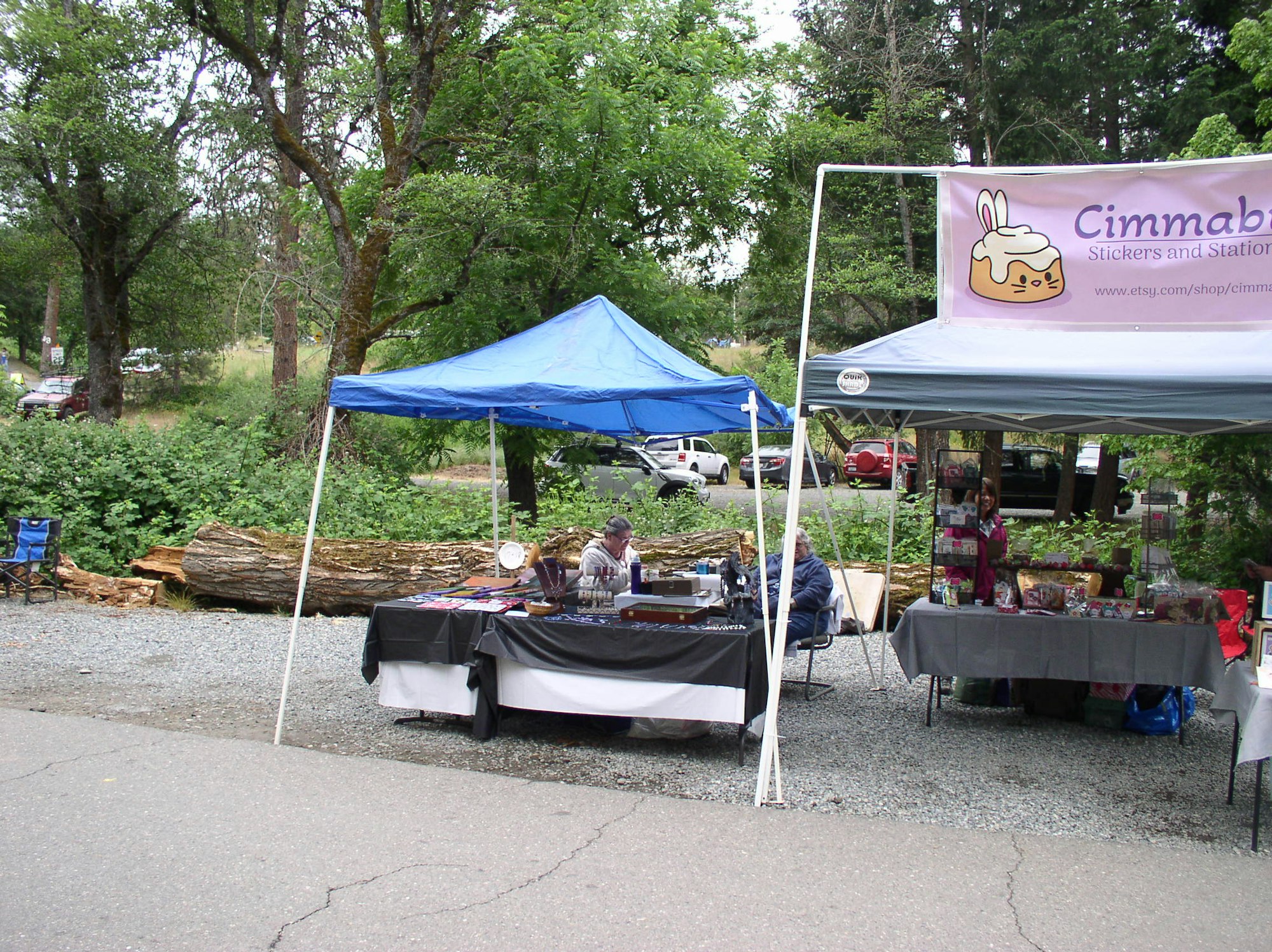May contain: person, human, tent, and kiosk