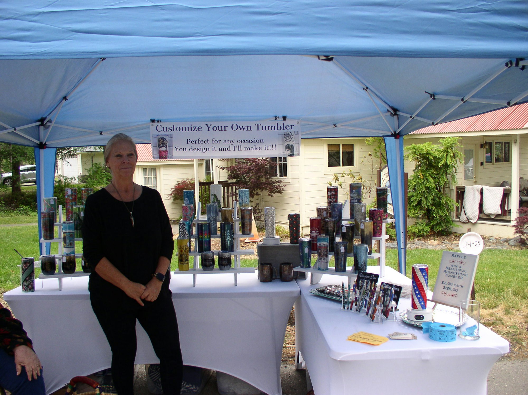 May contain: person, human, and tent