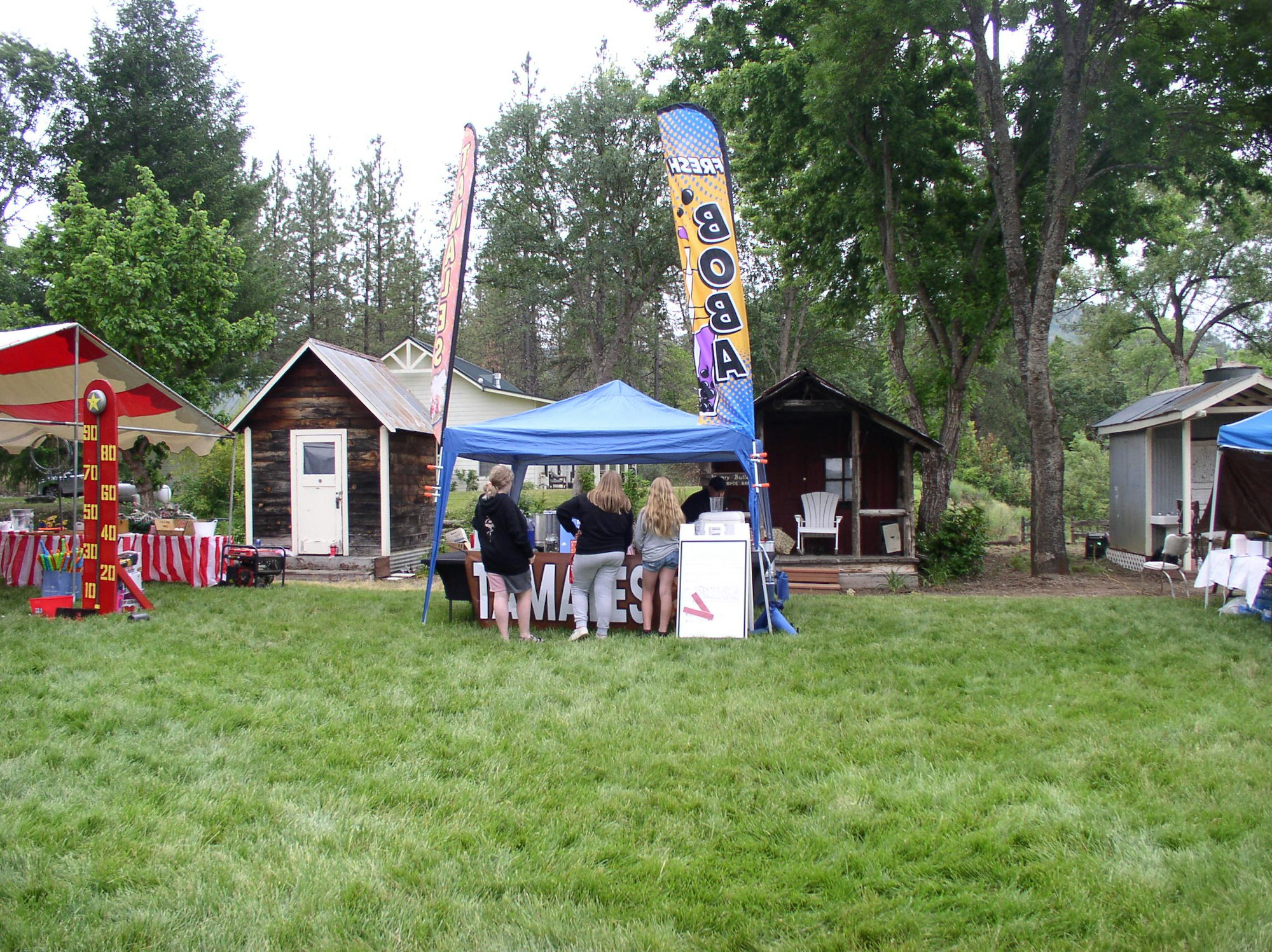 May contain: person, human, outdoors, nature, shelter, rural, building, countryside, housing, grass, and plant