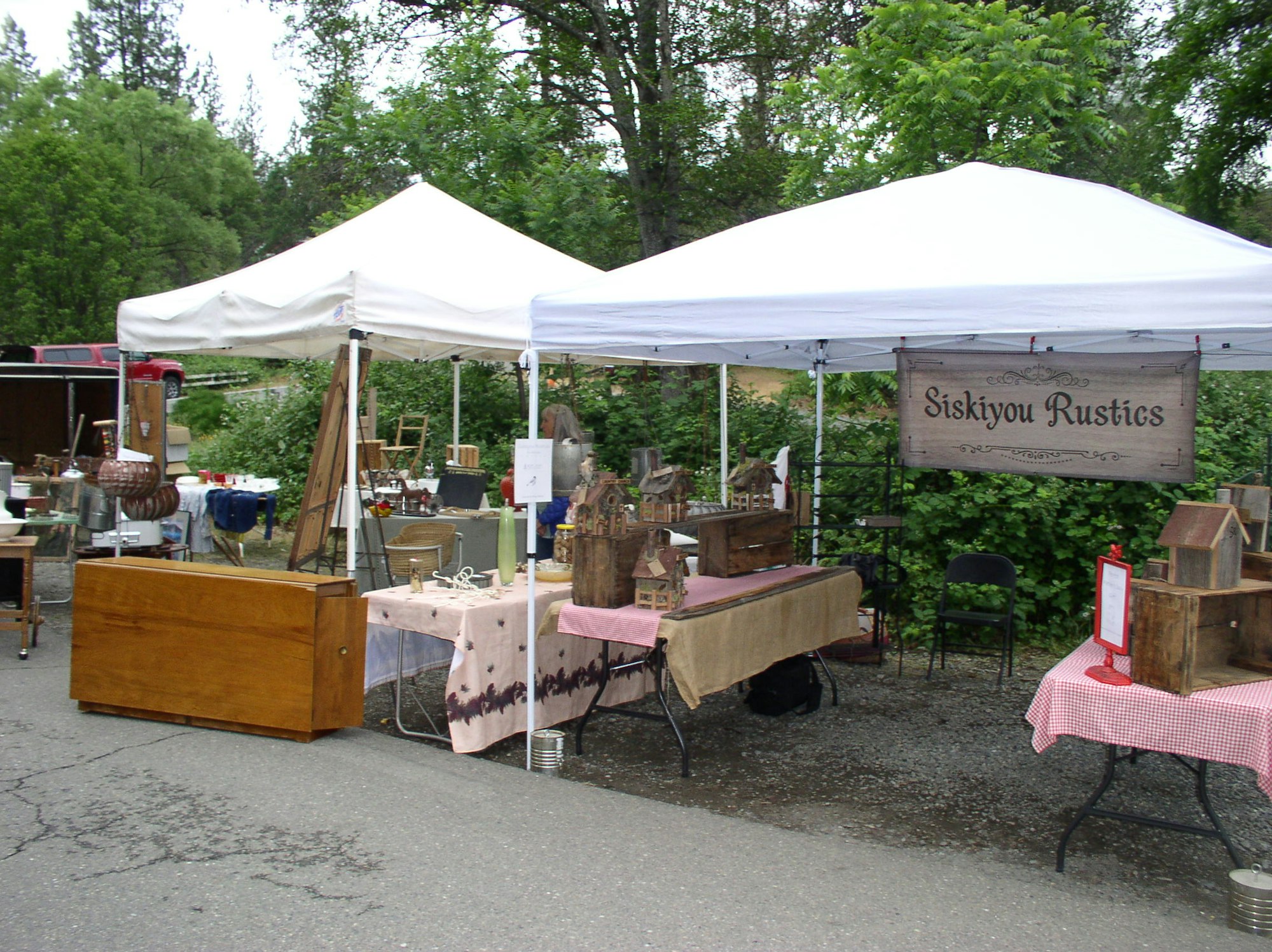 May contain: tent and wood