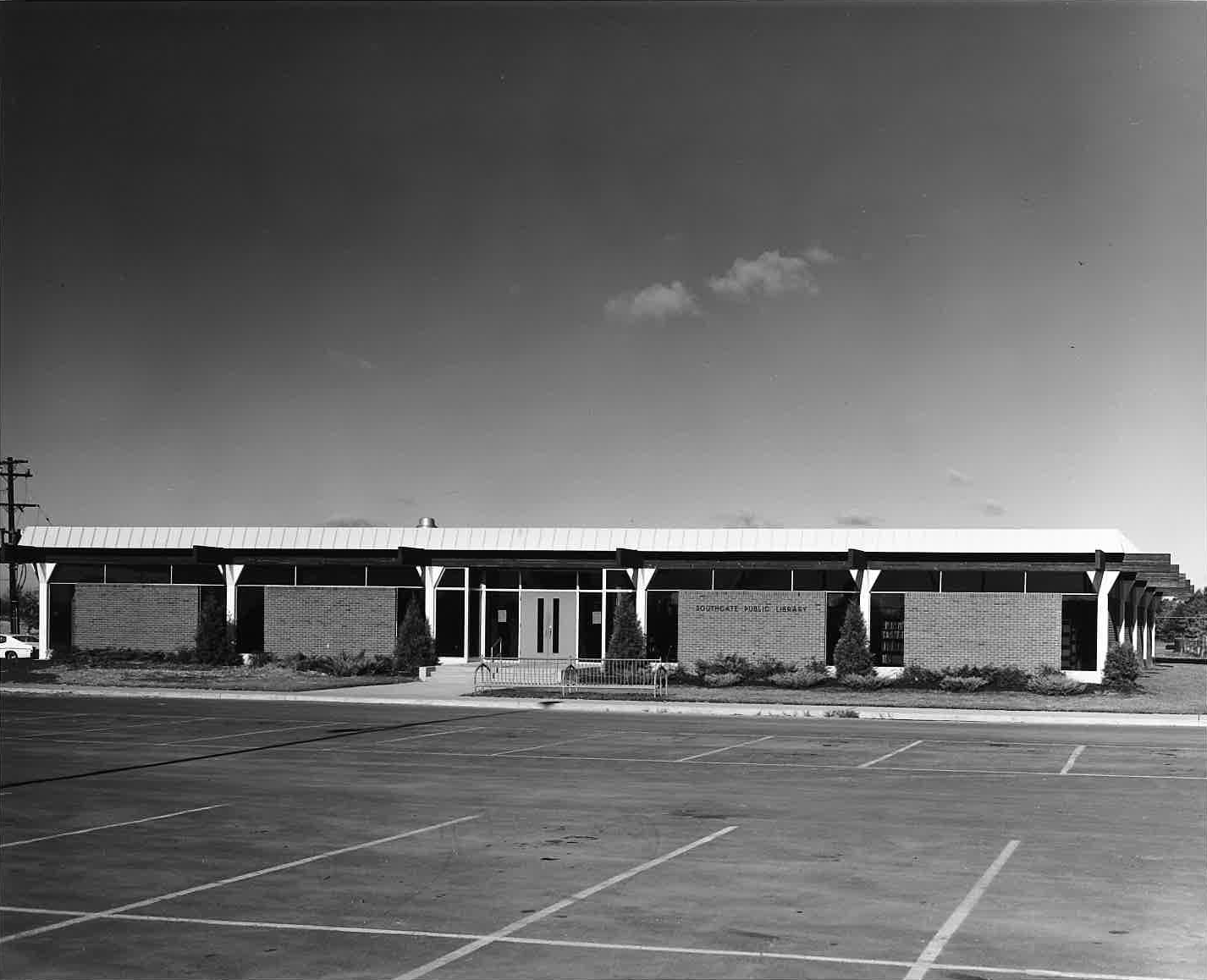 Photo of the Southgate Library in 1966