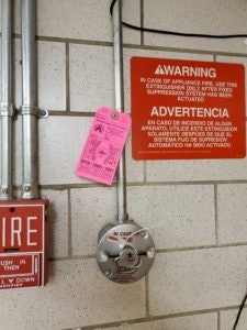 fire alarm and sprinkler system