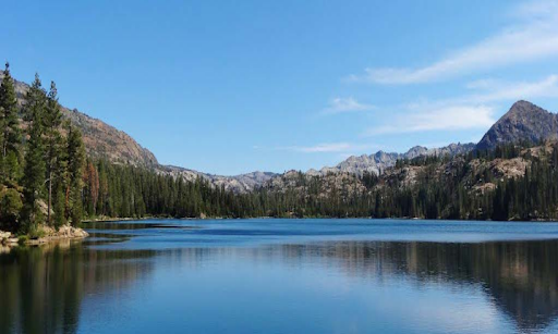 Saw Mill Lake on a beautiful summer day