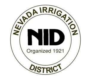 Nevada Irrigation District logo with "NID" and "Organized 1921" text.
