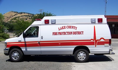 May contain: moving van, van, transportation, vehicle, and ambulance