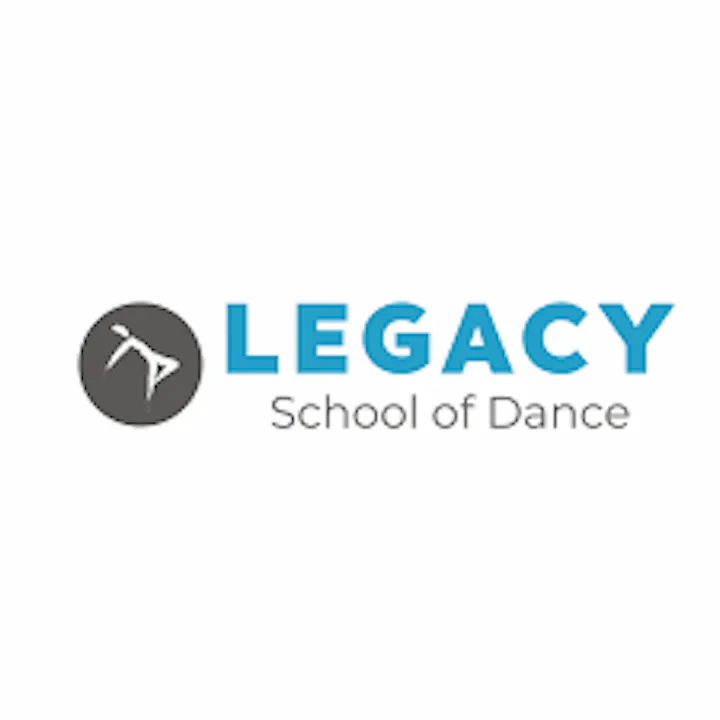 The image features a logo for "Legacy School of Dance," highlighting dance education.