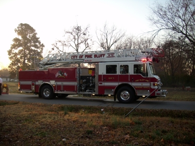 May contain: fire truck, transportation, truck, vehicle, and person