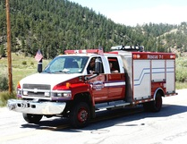 May contain: transportation, vehicle, truck, fire truck, moving van, and van