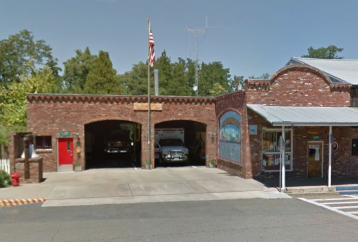 May contain: fire station, fire truck, truck, vehicle, and transportation