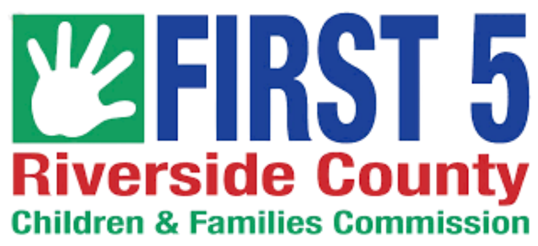The image features the "FIRST 5 Riverside County" logo, promoting initiatives for children and families.