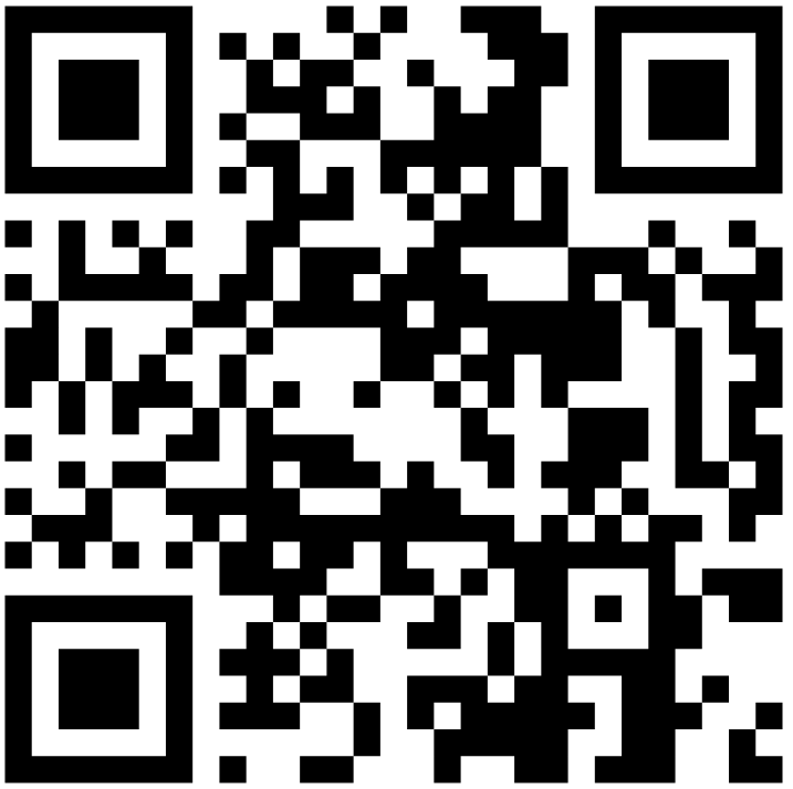 This image contains a QR code, which likely encodes a URL or information that can be scanned with a smartphone.