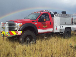 May contain: truck, vehicle, transportation, and fire truck