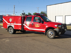 May contain: truck, vehicle, transportation, and fire truck