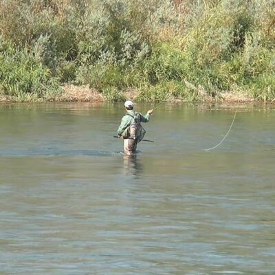 May contain: fishing, leisure activities, outdoors, water, angler, and person