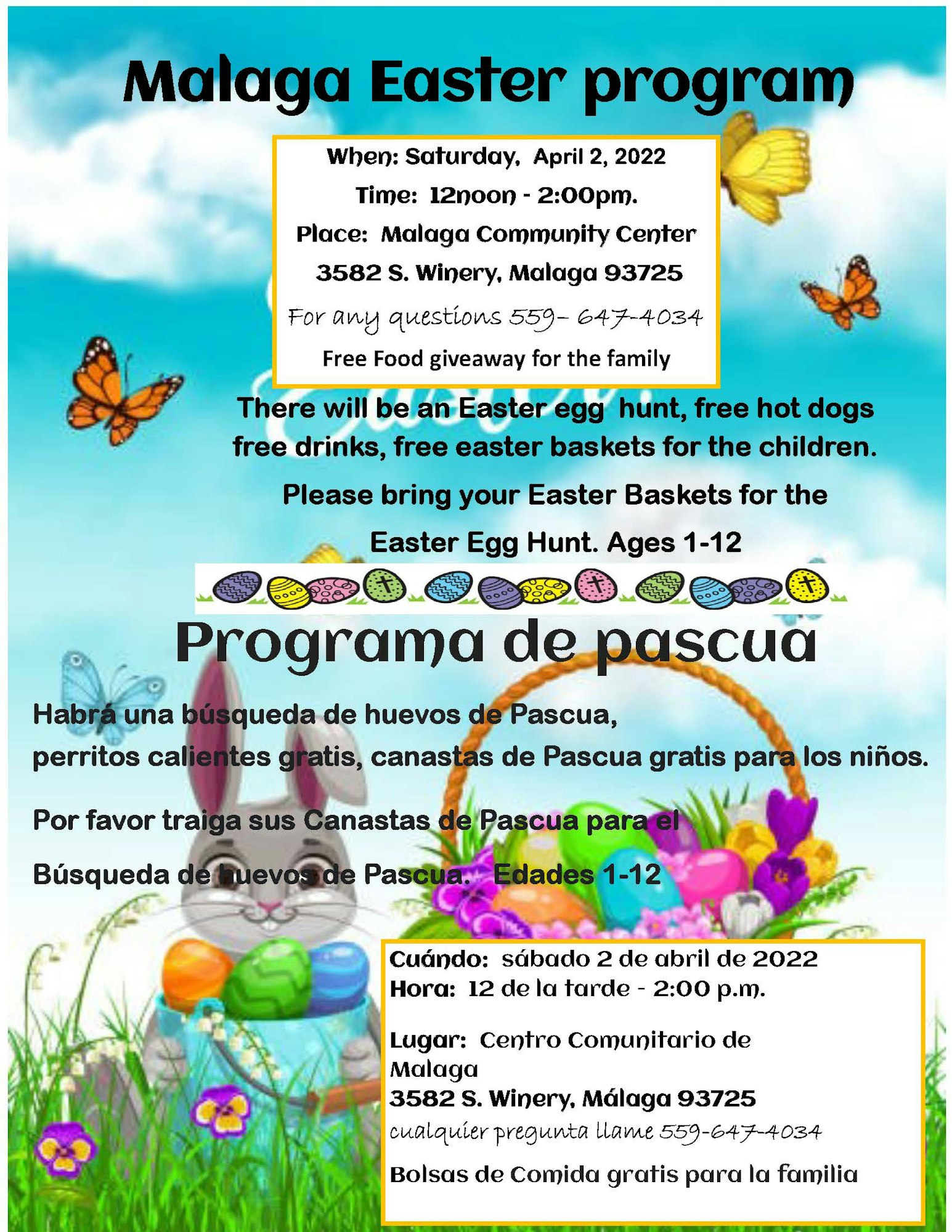 Easter Program - Malaga County Water District