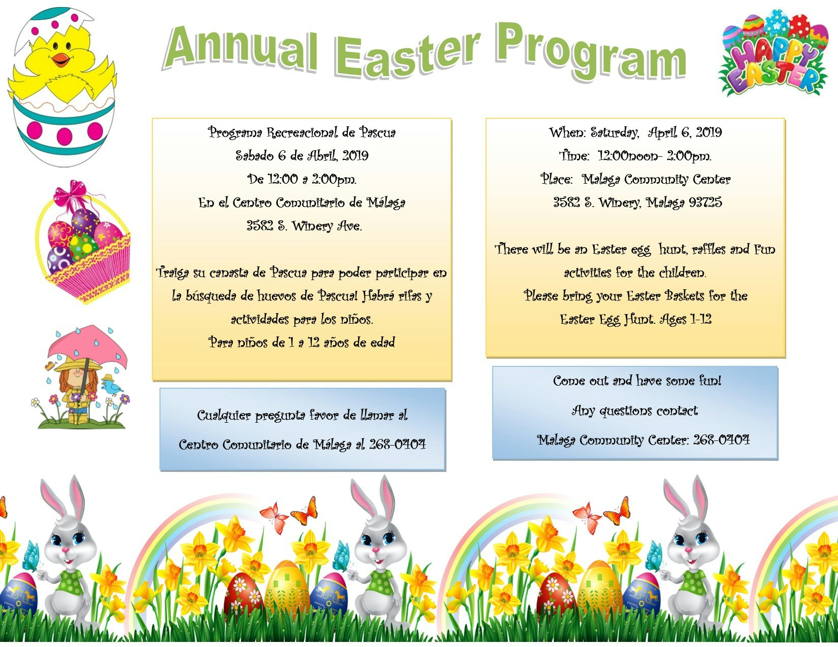 Easter Program - Malaga County Water District