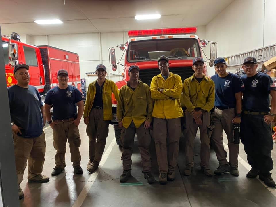 May contain: person, firefighter, fire truck
