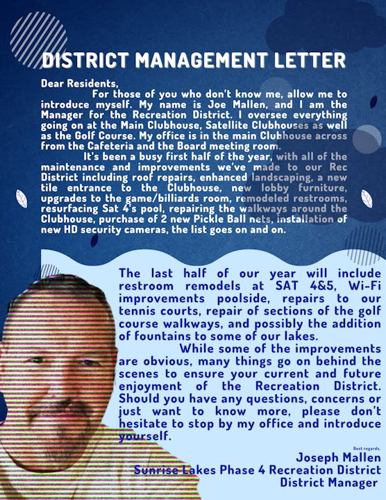 District Management Letter - April 2023