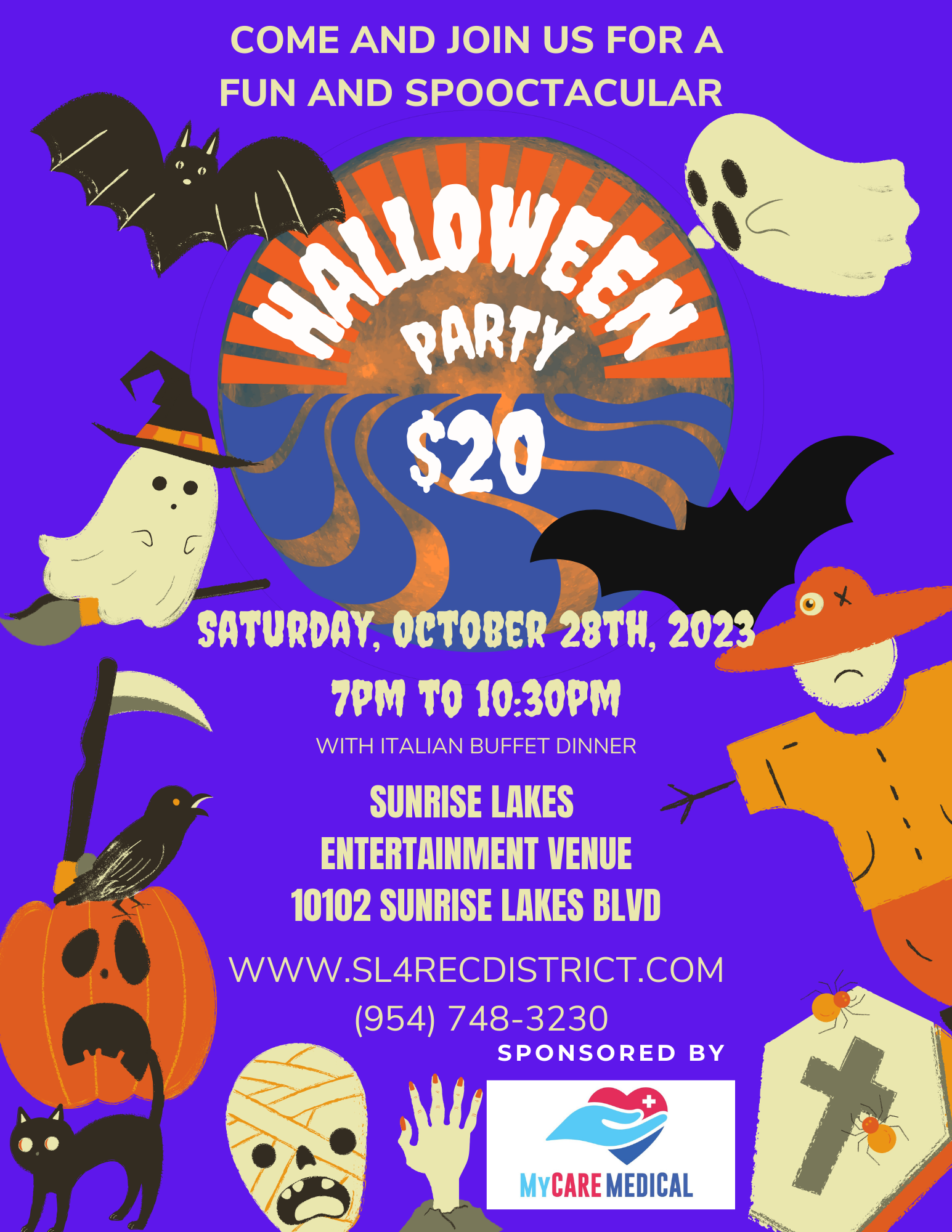 HALLOWEEN DNNER DANCE - OCT 28 @ 7PM