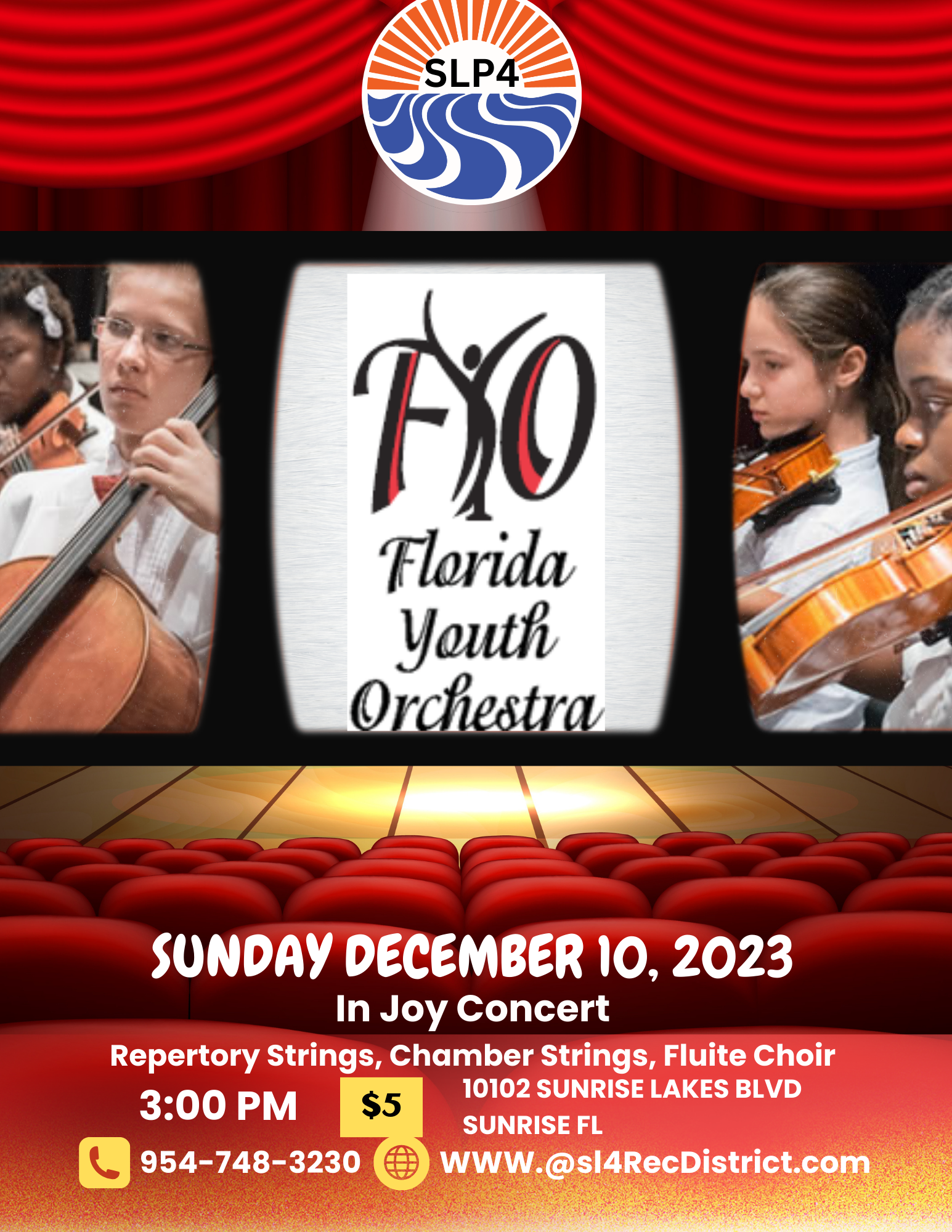 FLORIDA YOUTH ORCHESTRA SHOW 3:00PM $5