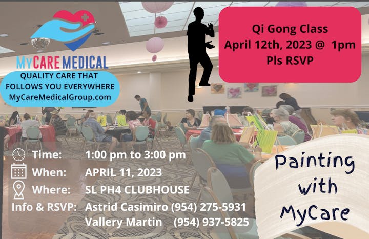 Painting Class Sponsored by MyCare Medical RSVP