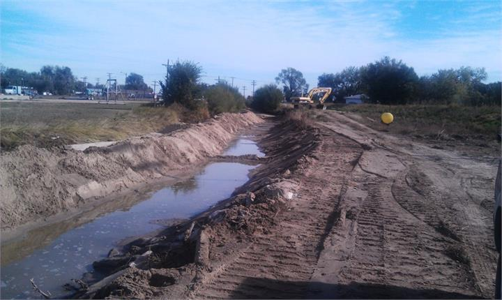 May contain: soil, ditch, outdoors, and water