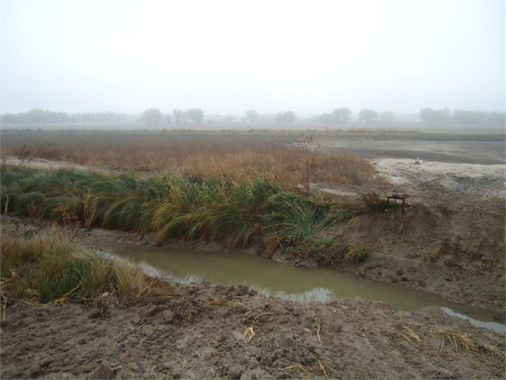 May contain: land, nature, outdoors, ditch, soil, and water