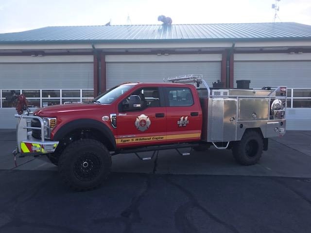 May contain: transportation, vehicle, truck, and fire truck