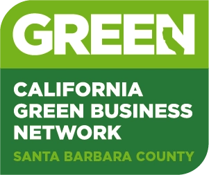 Logo of the California Green Business Network, focusing on sustainability in Santa Barbara County.
