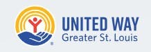 The image features the logo of United Way Greater St. Louis, highlighting community support and assistance.